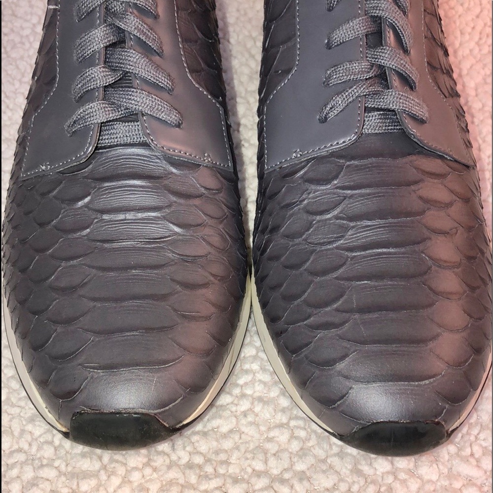 Vince Gray Rayner Python-Print Trainer Sneakers - image 6